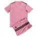 Inter Miami Replika Babykläder Hemma matchkläder barn 2023-24 Korta ärmar (+ Korta byxor)